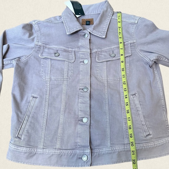 Lauren Ralph Lauren Lavender Denim Jacket NWT - Picture 6 of 11